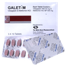 Galet M 50 mg+500 mg Tablet