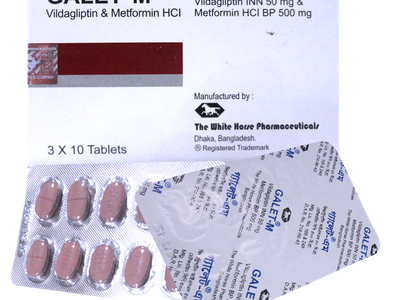 Galet M 50 mg+500 mg Tablet