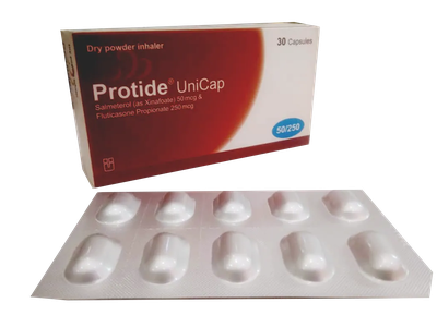 Protide 50 mcg+250 mcg Inhalation Capsule