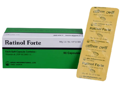 Ratinol Forte 50000 IU Capsule