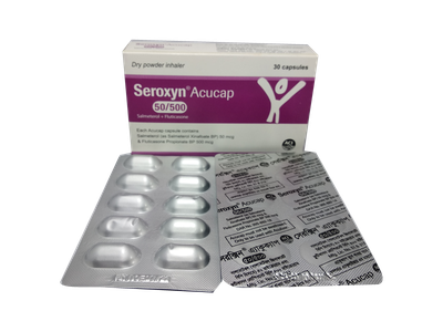 Seroxyn 50 mcg+500 mcg Inhalation Capsule