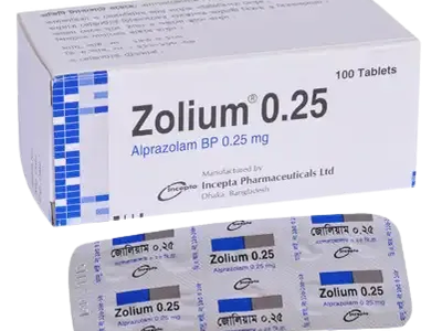 Zolium 0.25 mg Tablet