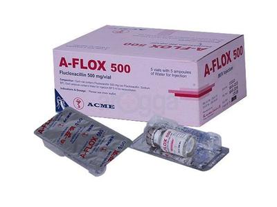 A Flox 500 mg/vial Injection