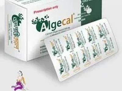 Algecal D 500 mg+200 IU Tablet