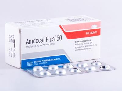 Amdocal Plus 5 mg+50 mg Tablet
