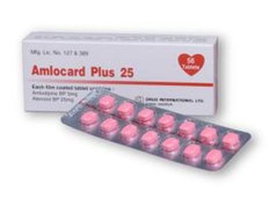 Amlocard Plus 25 5mg+25mg Tablet