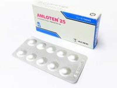 Amloten 25 5mg+25mg Tablet