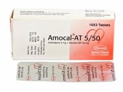 Amocal AT 5/50 5mg+50mg Tablet