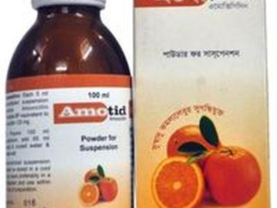 Amotid 125mg/5ml Powder for Suspension