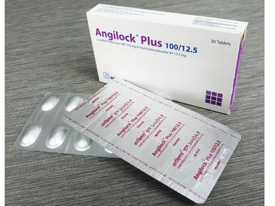 Angilock Plus 100 mg+12.5 mg Tablet