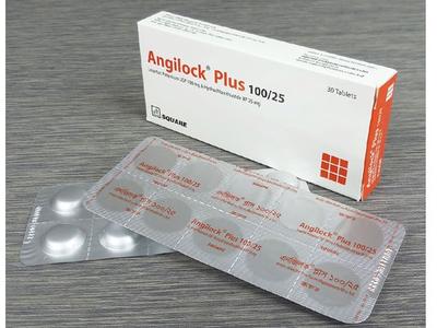 Angilock Plus 100 mg+25 mg Tablet