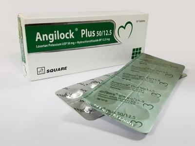 Angilock Plus 50 mg+12.5 mg Tablet