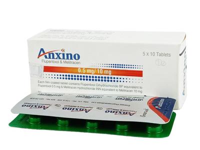 Anxino 500 mcg + 10 mg Tablet
