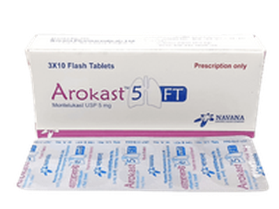 Arokast FT 5mg Tablet