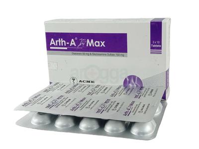 Arth-A Max 50 mg + 750 mg Tablet