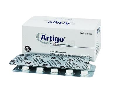 Artigo 20 mg+40 mg Tablet