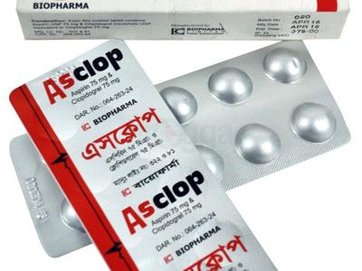 Asclop 75 mg+75 mg Tablet