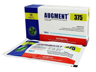 Augment 375 250mg+125mg Tablet