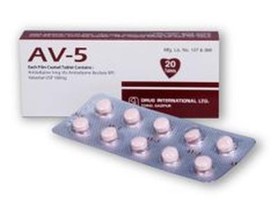 AV-5 5mg+160mg Tablet
