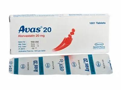 Avas 20 mg Tablet