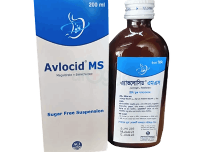 Avlocid MS (480 mg+20 mg)/5 ml Oral Suspension