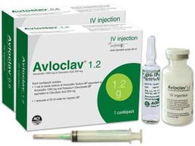 Avloclav 1.2 1gm+200mg/20ml Injection