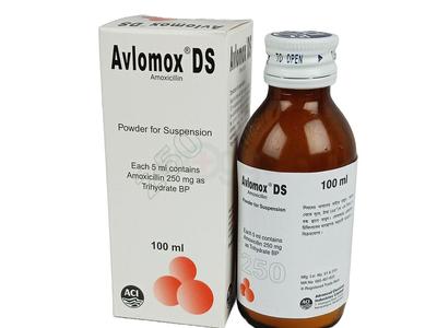 Avlomox DS 250mg/5ml Powder for Suspension