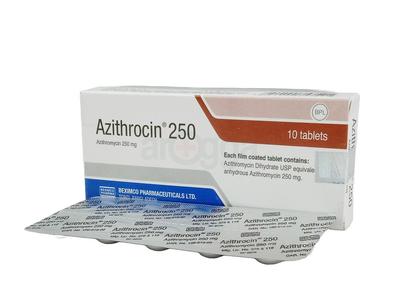 Azithrocin 250 250 mg Tablet