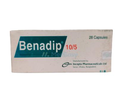 Benadip 5 mg+10 mg Capsule