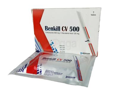 Benkill CV-500 500 mg + 125 mg Tablet