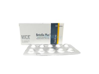 Betafix Plus 5 mg+6.25 mg Tablet