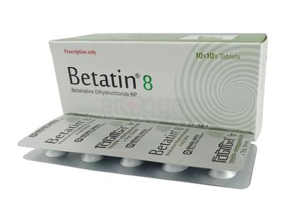 Betatin 8 8 mg Tablet