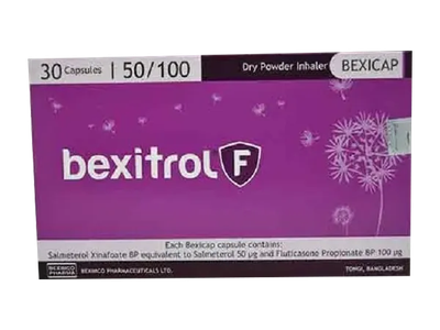 Bexitrol F 50 mcg+100 mcg Inhalation Capsule
