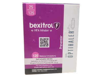 Bexitrol F 25 mcg+125 mcg Inhaler