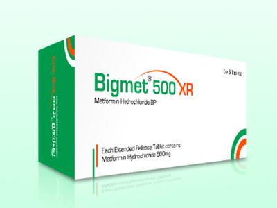 Bigmet XR 500 mg Tablet