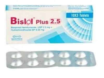 Bislol Plus 2.5 mg+6.25 mg Tablet