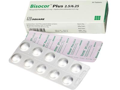 Bisocor Plus 2.5 mg+6.25 mg Tablet