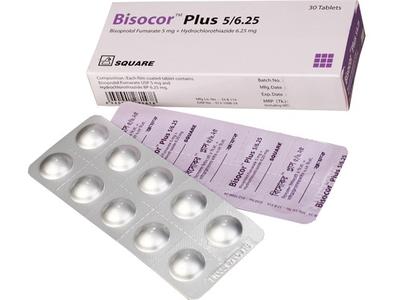 Bisocor Plus 5 mg+6.25 mg Tablet