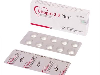 Bisopro Plus 2.5 mg+6.25 mg Tablet