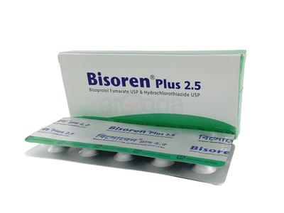 Bisoren Plus 2.5 2.5 mg + 6.25 mg Tablet