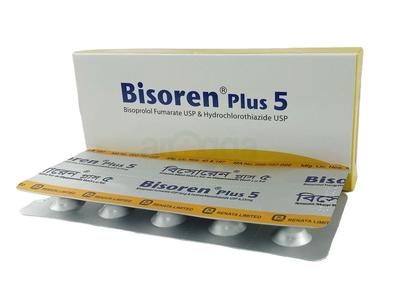 Bisoren Plus 5 5 mg + 6.25 mg Tablet