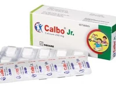 Calbo Jr 250 mg Chewable Tablet
