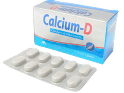 Calcium-D 500mg+200IU Tablet