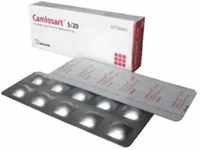Camlosart 5 mg+20 mg Tablet