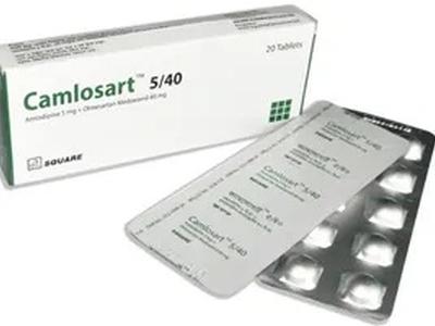 Camlosart 5 mg+40 mg Tablet