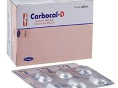 Carbocal-D 500mg+200IU Tablet