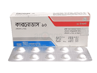Carnovas 10 10 mg Tablet