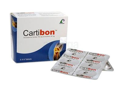 Cartibon 50 mg + 750 mg Tablet