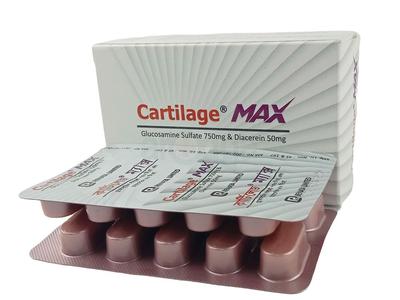 Cartilage MAX 50 mg + 750 mg Tablet