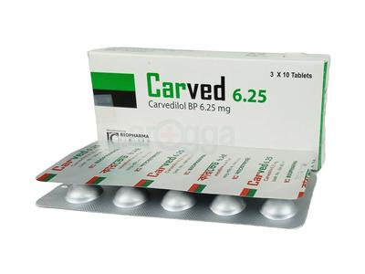 Carved 6.25 6.25 mg Tablet